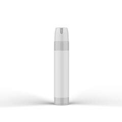 Glossy Metallic Polish Aerosol Bottle For Mockup