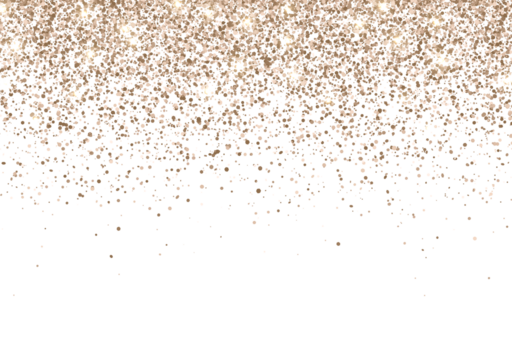 Holiday background scattering of bronze gold glitter