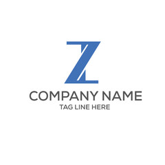 Z Letter abstract logo design