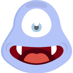 Obraz premium Monster mouth Which Can Easily Modify Or Edit 