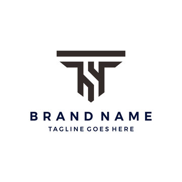 monogram letter TS logo, letter ST luxury design logo vector