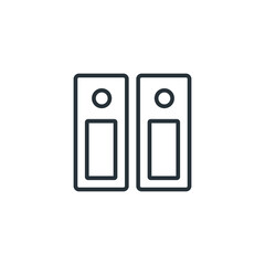 office folders, Archive Storage Icon Vector Design Template