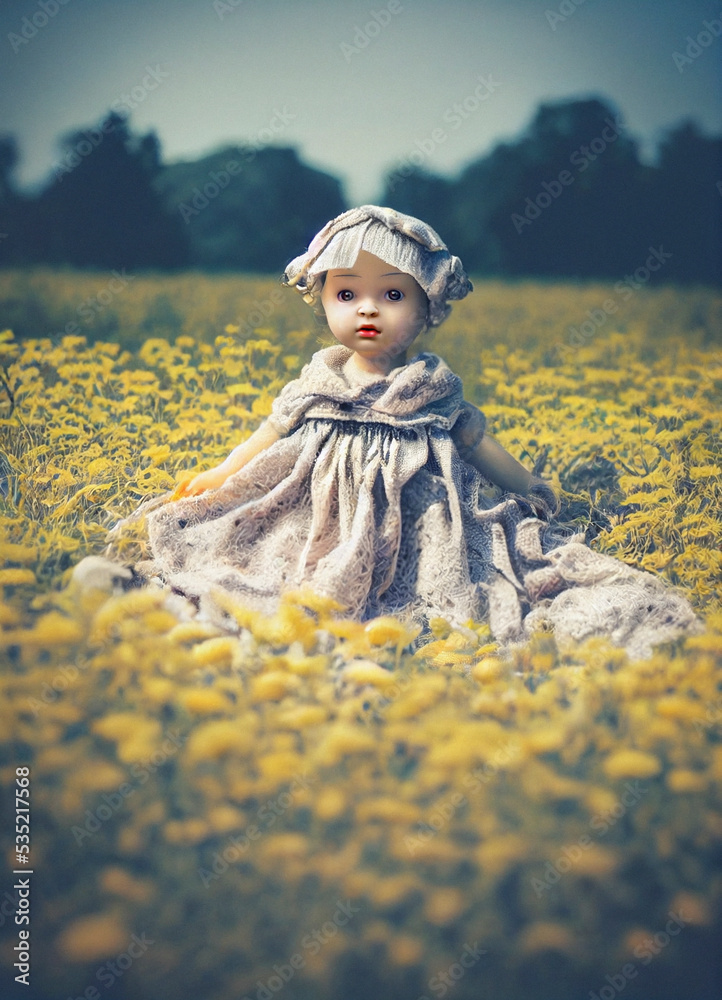 Wall mural Doll