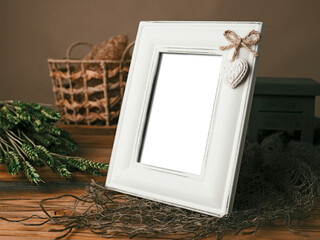 Photo Frame Mockup with transparency 