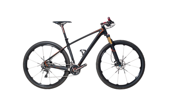 Sport Isolated objects. Bicycle on transparent background.	