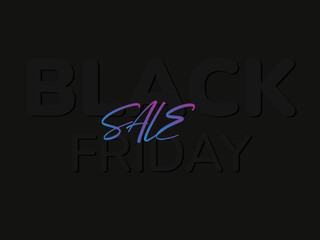 Black Friday Super Sale Illustration