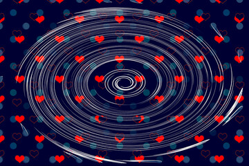 Valentine background with  hearts. February 14th day. Modern luxury fashionable  elegant design for template , menu, brochure, presentation, banner.