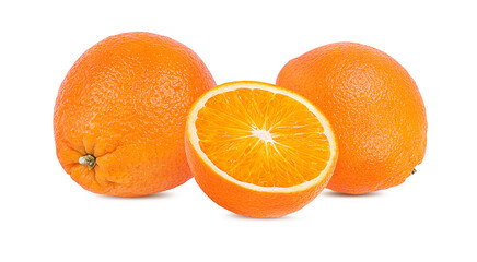  orange fruit isolate on white background