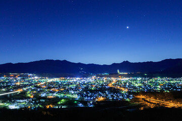 Fototapeta premium 秩父の夜景