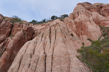 Red Ravine in Romania landscape