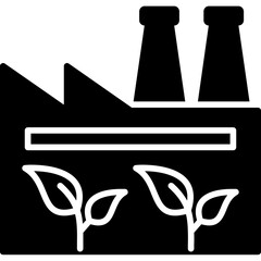 Green Factory Icon