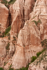 Red Ravine in Romania landscape