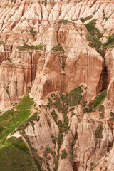 Red Ravine in Romania landscape