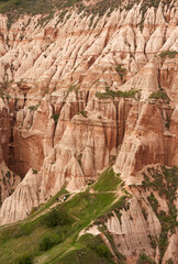 Red Ravine in Romania landscape