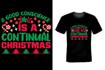 Merry Christmas T-Shirts Design Template 