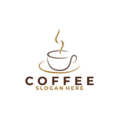 coffee logo icon vector isolated