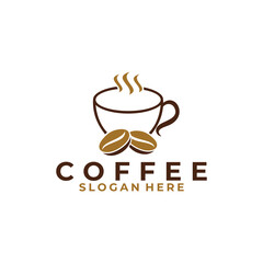coffee logo icon vector isolated