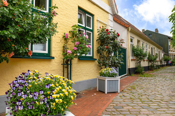 Fototapeta na wymiar Stadt Schleswig (Schleswig-Holstein) Historische Altstadt