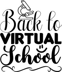 back to school svg design