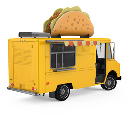 Food Truck Taco Isolated