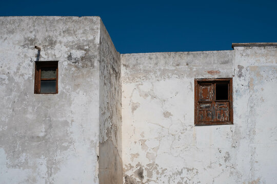 old building with weathered facade