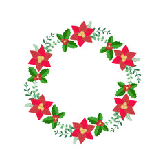 Christmas Wreath Decoration Vector Designs