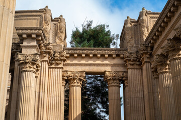 The Palace of Fine Arts in San Francisco, California