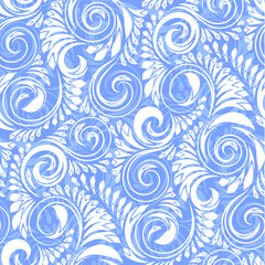 Vector seamless curves pattern