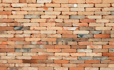 Rustic brick wall texture and background.
