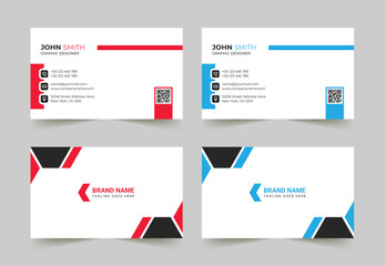 Simple business card template design