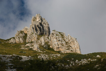 Panoramic view of Monte Sirente in Abruzzo Italy