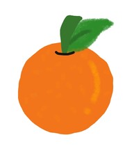 illustration of an orange