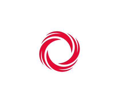 Vortex logo featuring an abstract circular swirl symbolizing core