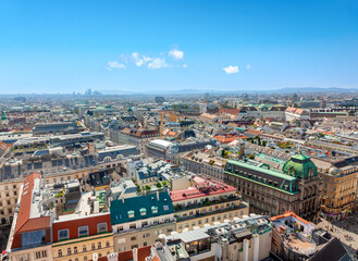 View from Saint Stephen Cathedral in Vienna