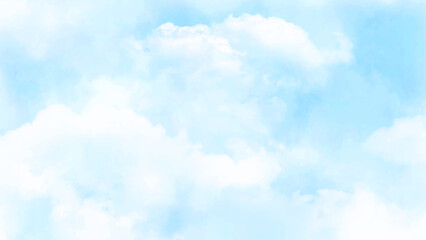 Fototapeta na wymiar Sky white clouds natural air background texture