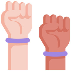 Fist power icon