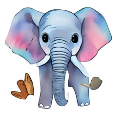 baby elephant cartoon