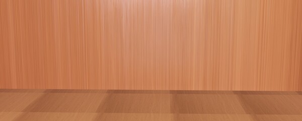 wooden floor and wall to showcase the products. Wooden texture 