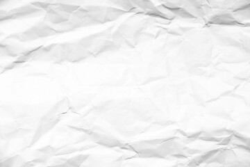 Grunge wrinkled white color paper textured background