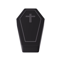 Coffin 3D Render for Halloween