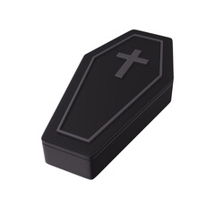 Coffin 3D Render for Halloween