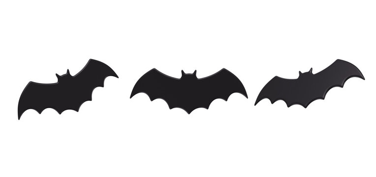 Bat colection 3D Render for Halloween