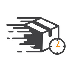 fast delivery icon. Fast shipping. Design for website and mobile apps.
