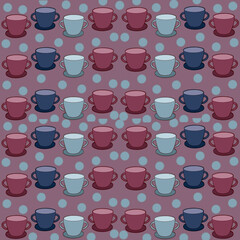 seamless pattern with glasses