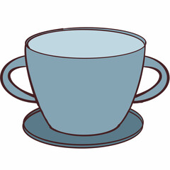 coffee cup isolated on white