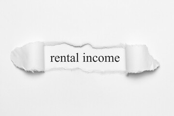 rental income	