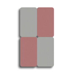 Minimal vertical business card mockup