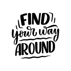 Inspirational quote about Love Yourself. Modern calligraphy. Brush painted letters, vector