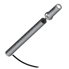 3d rendering illustration of a bicycle pump