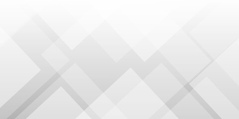 abstract geometric white and gray background with lines white light & grey background. Space design concept. 
